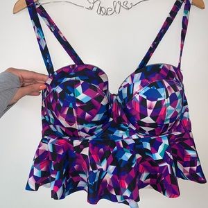Size 1 Torrid Geo Swim Top